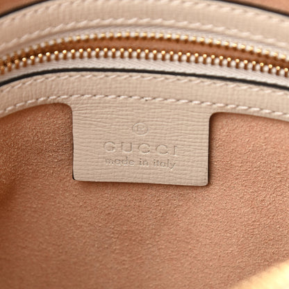 Gucci Azalea Calfskin Small Horsebit 1955 Shoulder Bag Mystic White 8 of 13