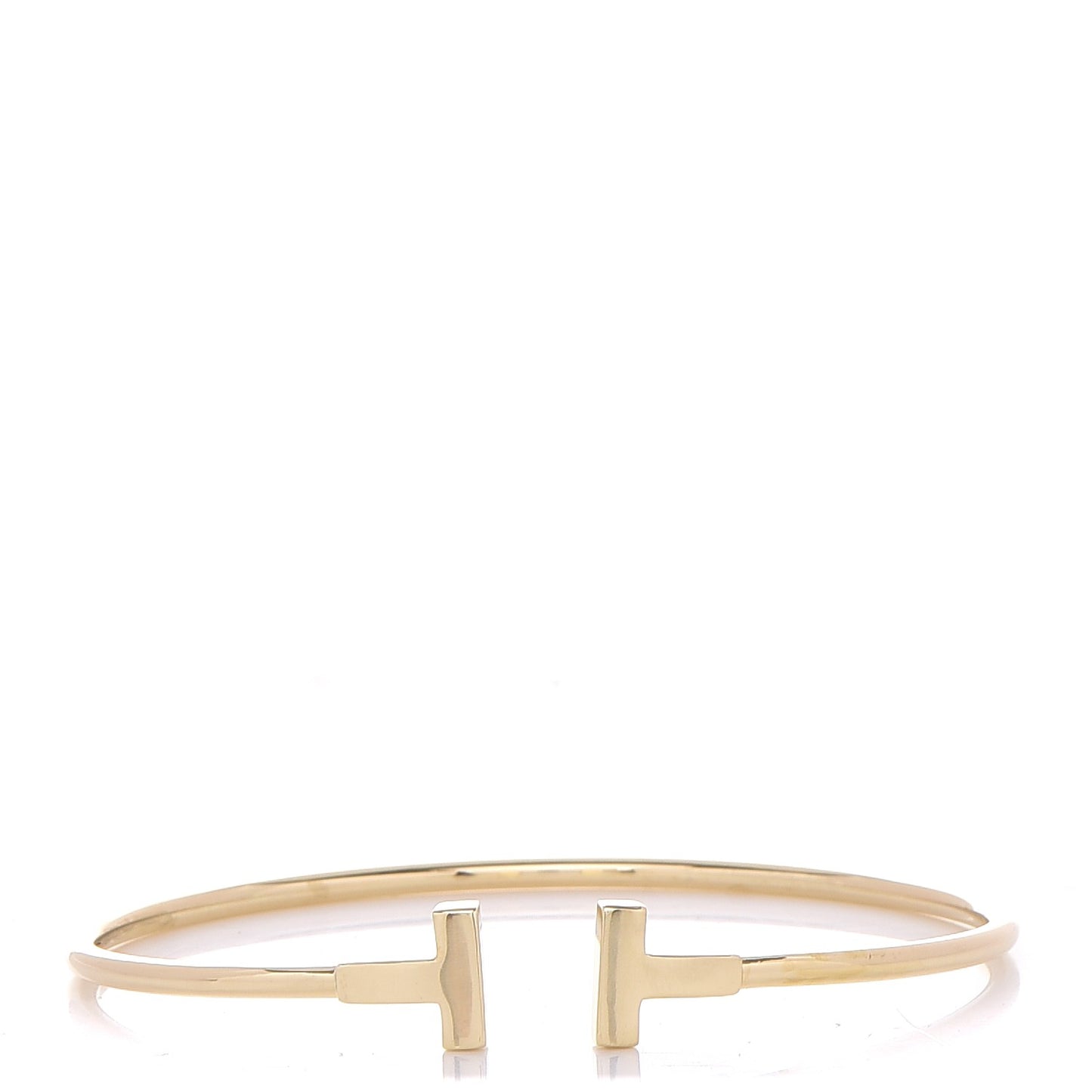18K Yellow Gold T Wire Bracelet