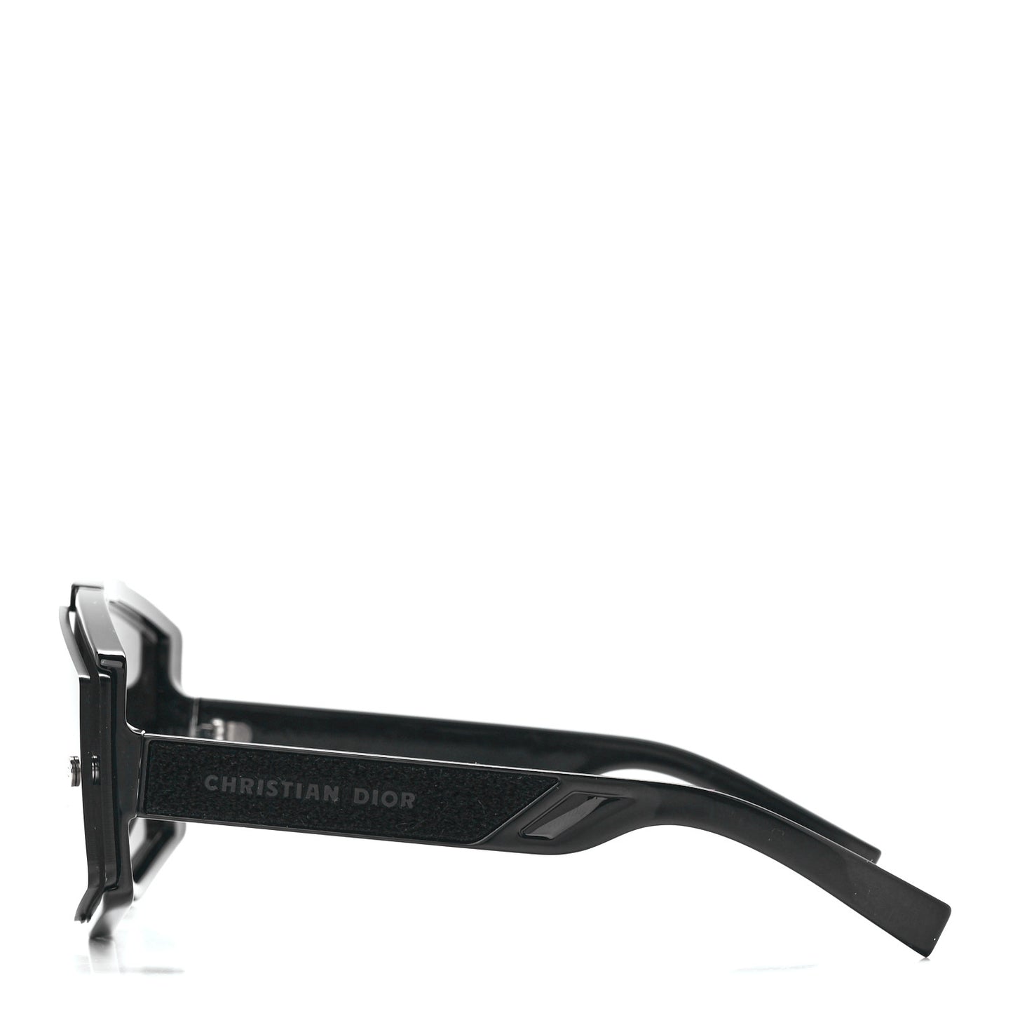 Acetate Diorxtrem MU Oblique Mask Sunglasses Black
