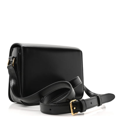 Celine Shiny Calfskin Teen Triomphe Black 3 of 10
