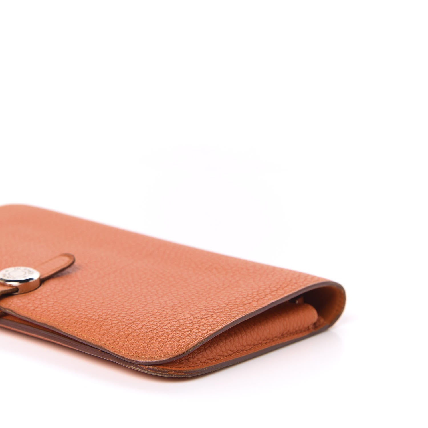Hermes Togo Dogon Duo Wallet Orange 8 of 15