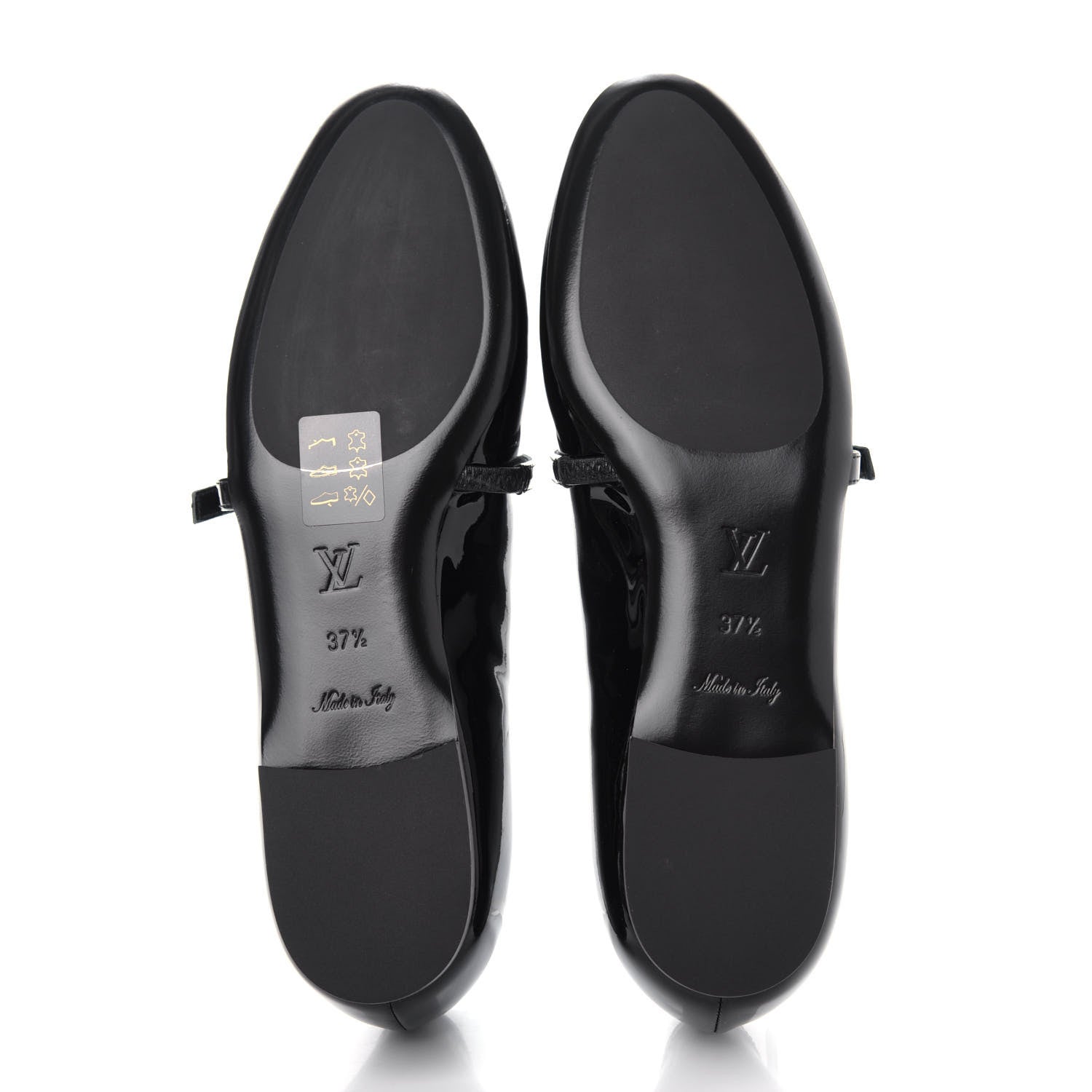 Louis Vuitton Patent Uniformes Ballet Flats 37.5 Black 6 of 10