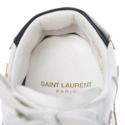 Saint Laurent Nappa Star Court Sneakers 34 Off White 11 of 13