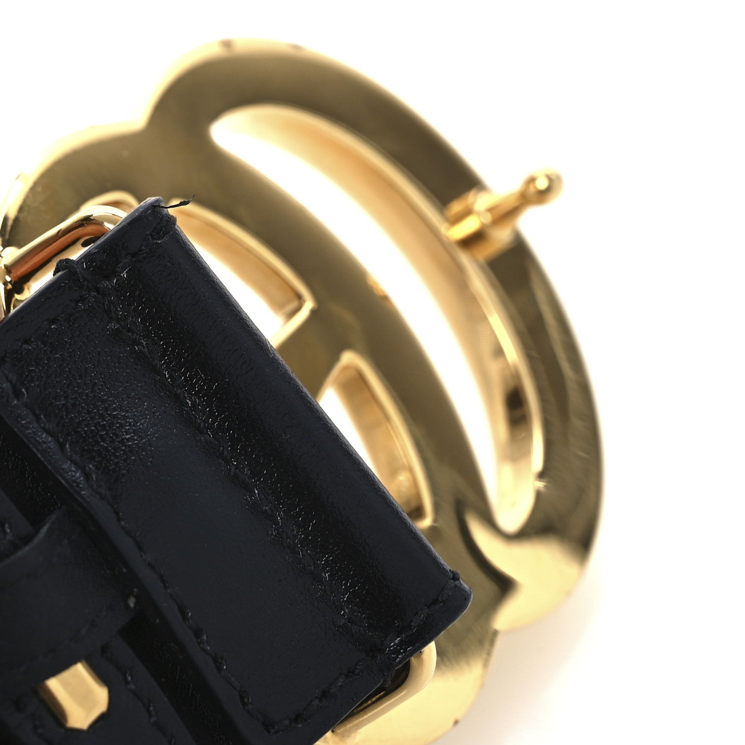 Gucci Calfskin Double G 40mm Belt 100 40 Black 6 of 7