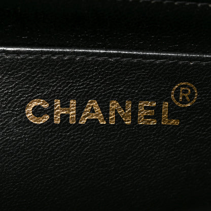 Chanel Caviar Quilted XL Jumbo Single Flap Black 5 of 10