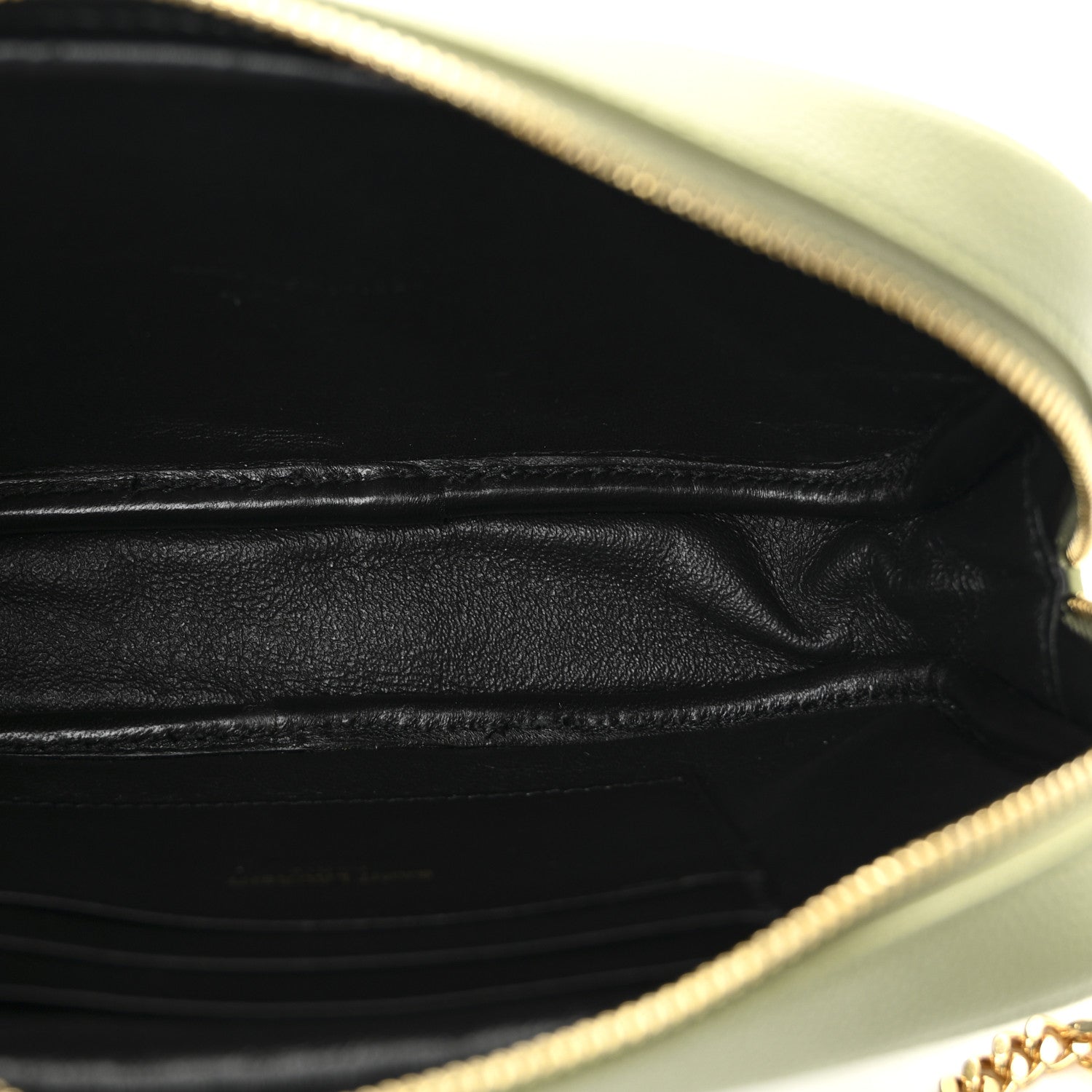 Saint Laurent Grain De Poudre Matelasse Monogram Mini Lou Camera Bag Pistachio 5 of 11