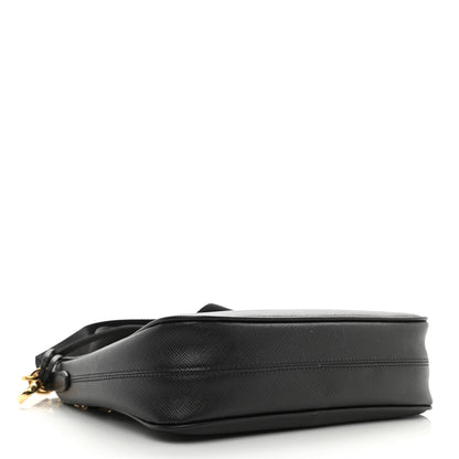 Prada Saffiano Lux Re-Edition 2005 Shoulder Bag Black 4 of 10