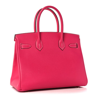 Hermes Epsom Birkin 30 Rose Tyrien 3 of 37