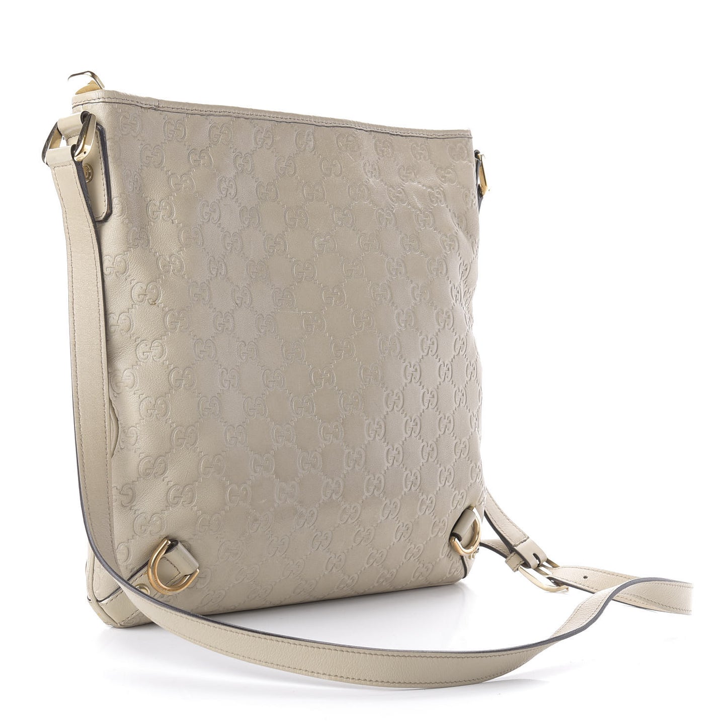 Guccissima Abbey Messenger Bag Off White