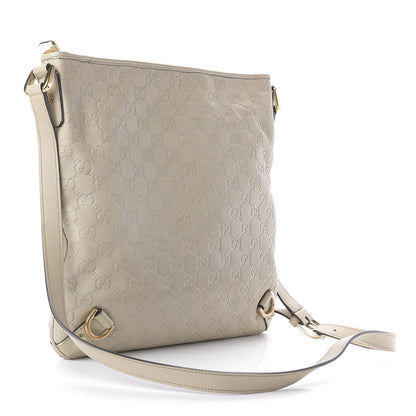Gucci Guccissima Abbey Messenger Bag Off White 3 of 16
