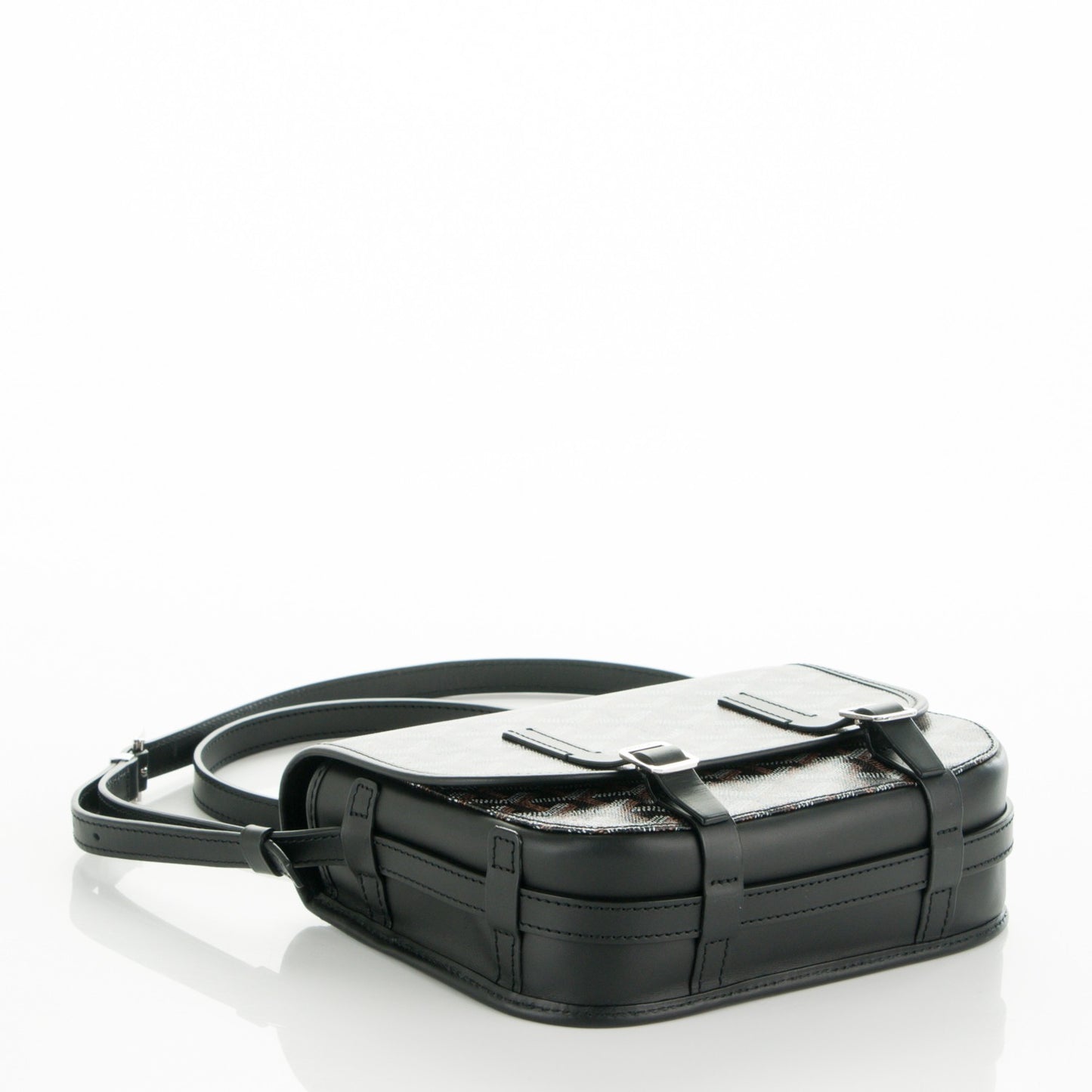 Goyardine Belvedere PM Messenger Bag Black