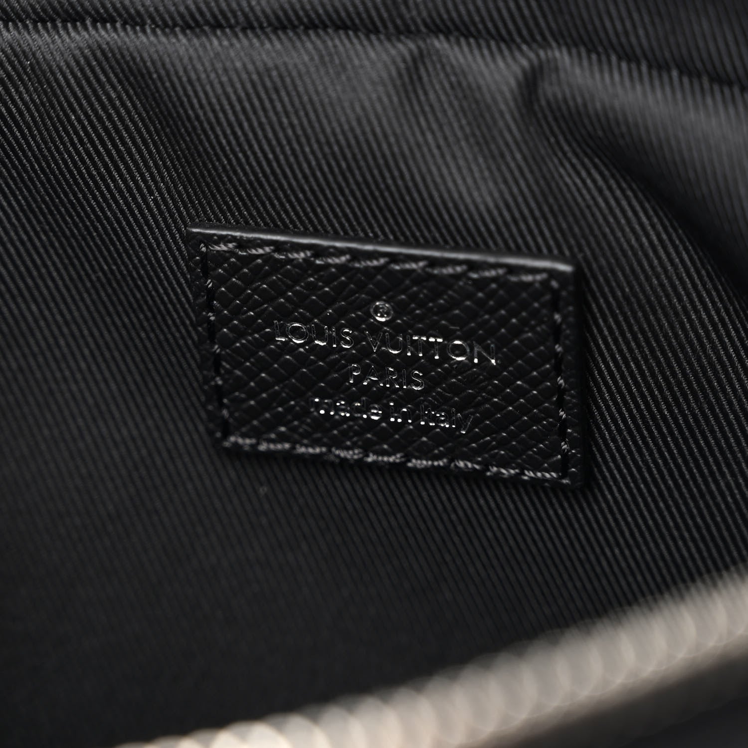 Louis Vuitton Taiga Monogram Eclipse Outdoor Bum Bag Black 7 of 9