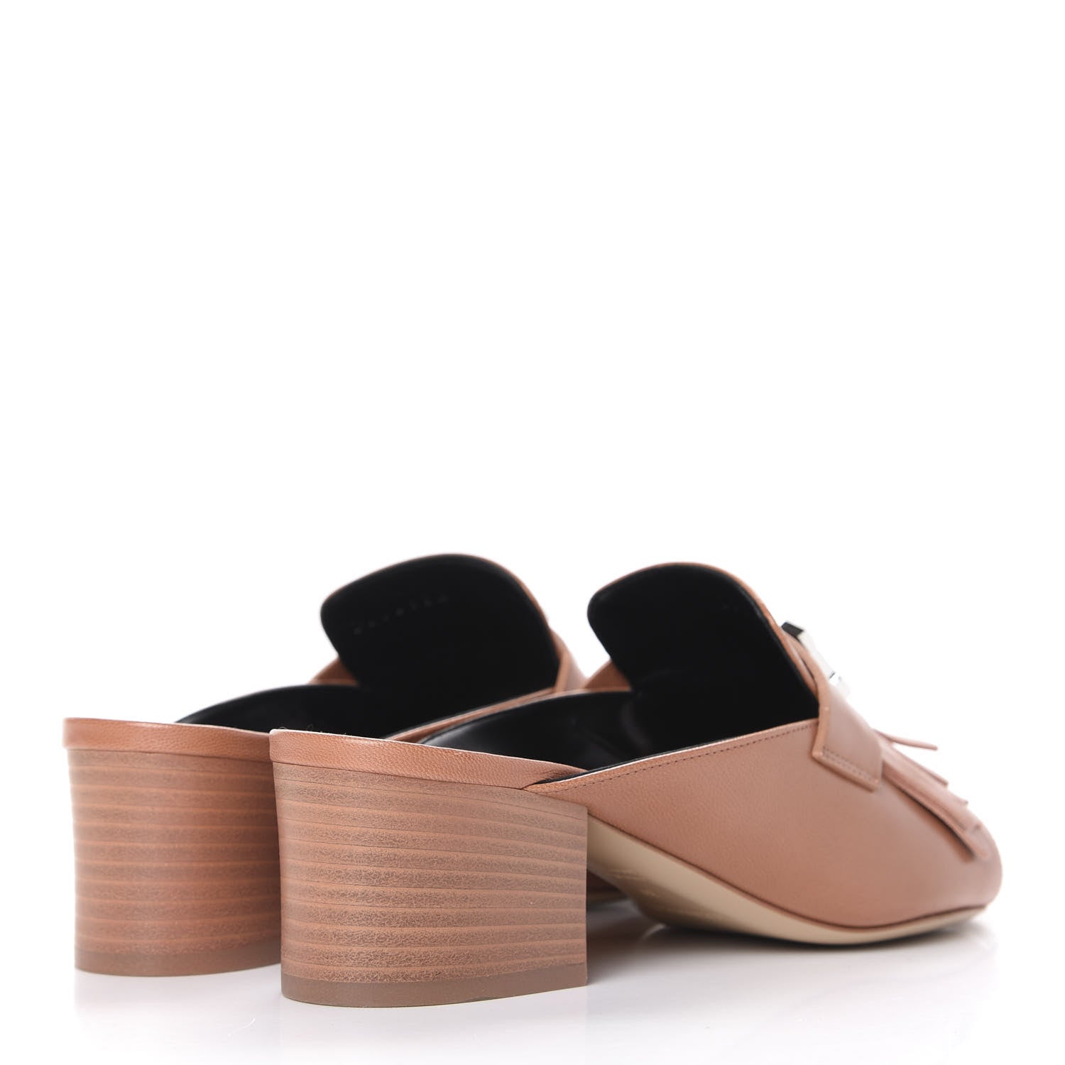 Hermes Goatskin Alma Sandals 37 Rose Bubinga 4 of 10