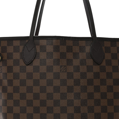 Louis Vuitton Damier Ebene Neo Neverfull MM Rose Ballerine 8 of 15