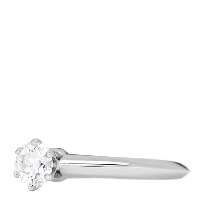 Tiffany Platinum Diamond .43ct Solitaire Engagement Ring 50 5.5 3 of 7