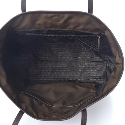 Prada Nylon Ricamo Cahier Tote Rovere 5 of 9