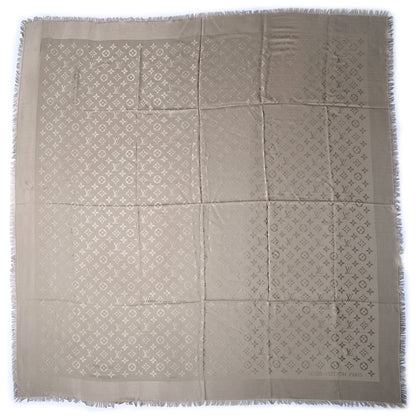 Louis Vuitton Silk Wool Monogram Shawl Verone 3 of 5