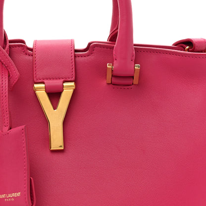 Saint Laurent Calfskin Small Classic Y Cabas Fuchsia 8 of 14