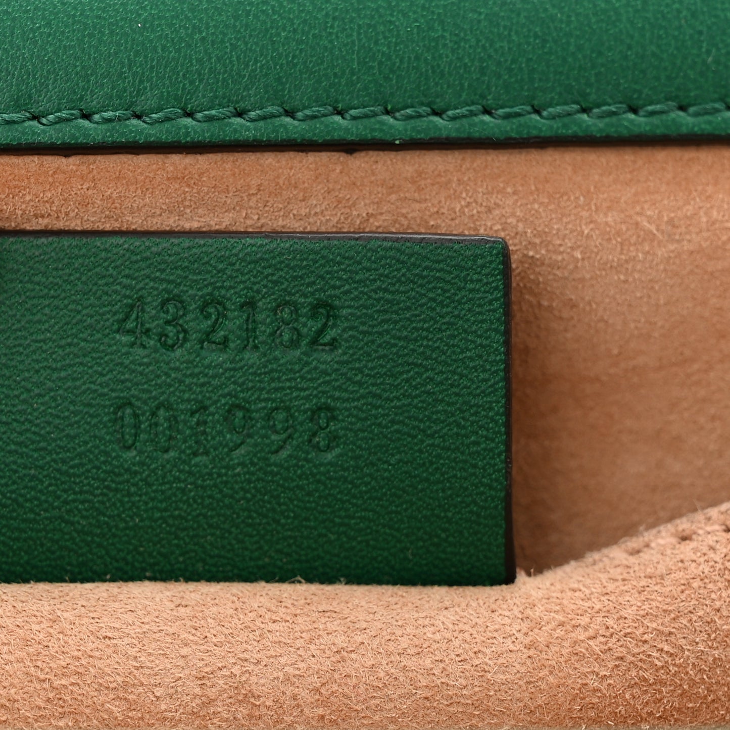 Calfskin Studded Small Padlock Shoulder Bag Emerald