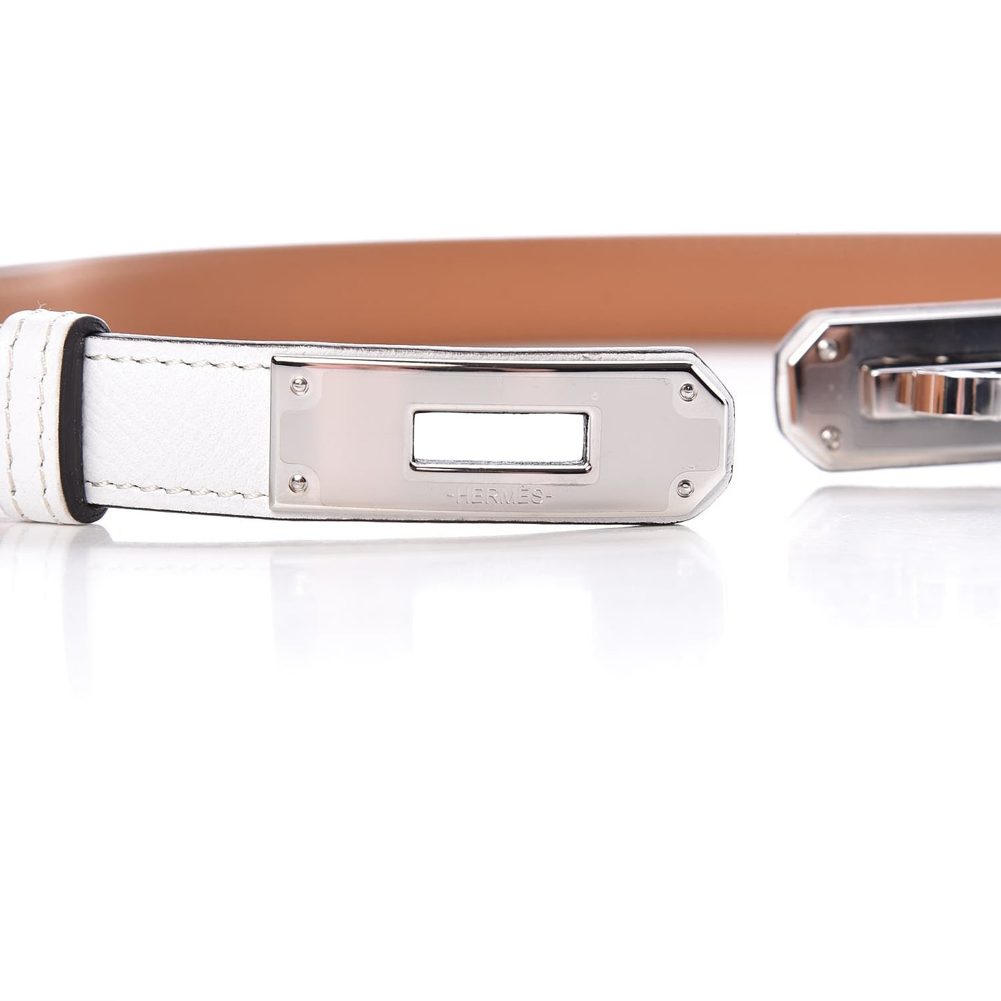 Epsom Kelly Belt White