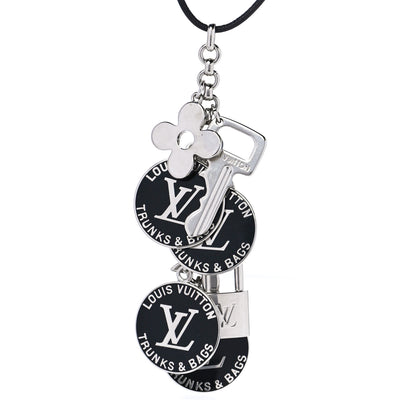 Louis Vuitton Trunks and Bags Breloques Necklace Black 4 of 7