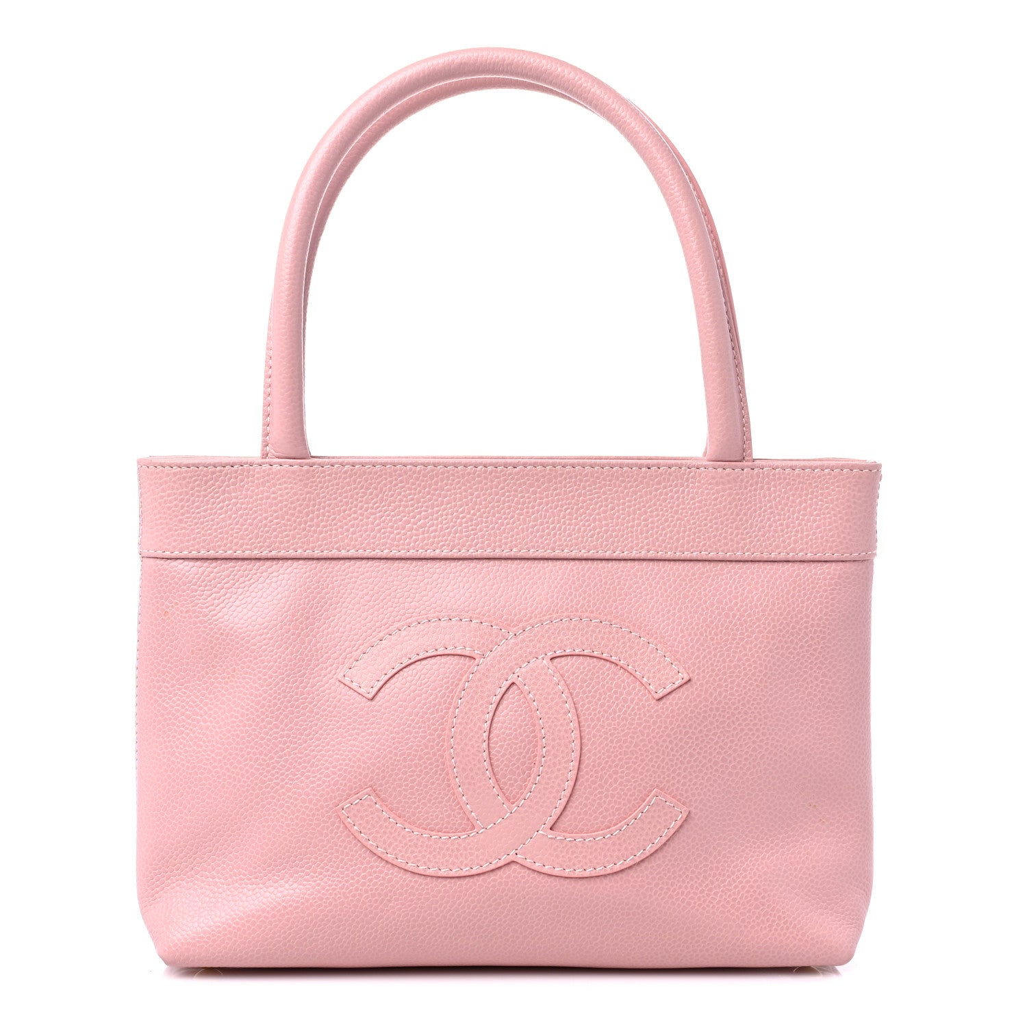 Chanel Caviar CC Tote Pink 1 of 14