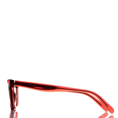 Celine Acetate Cat Eye Sunglasses CL40023I Red 3 of 7