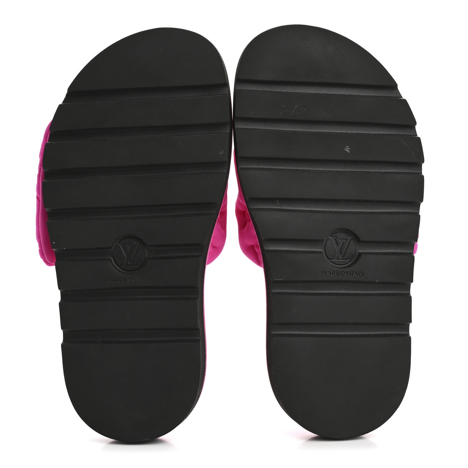 Louis Vuitton Technical Fabric Embossed Monogram Pool Pillow Comfort Mules 37 Fuchsia 6 of 9