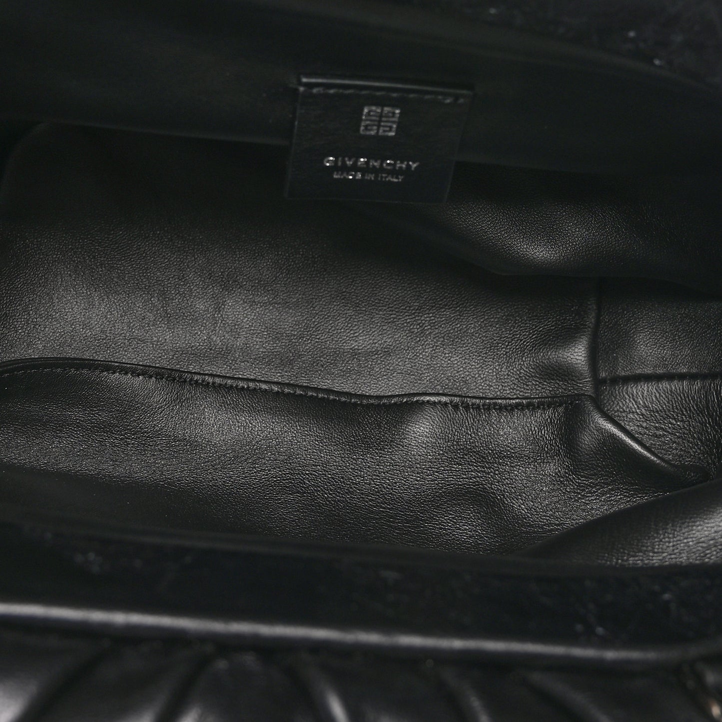 Calfskin Kenny Shoulder Bag Black