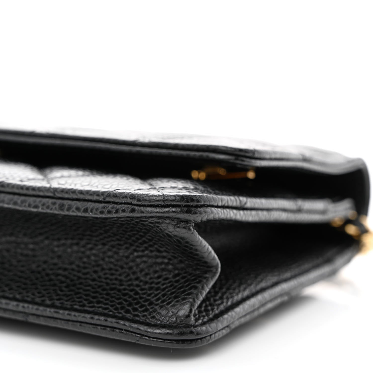 Chanel Caviar Quilted Wallet on Chain WOC Black 11 of 13
