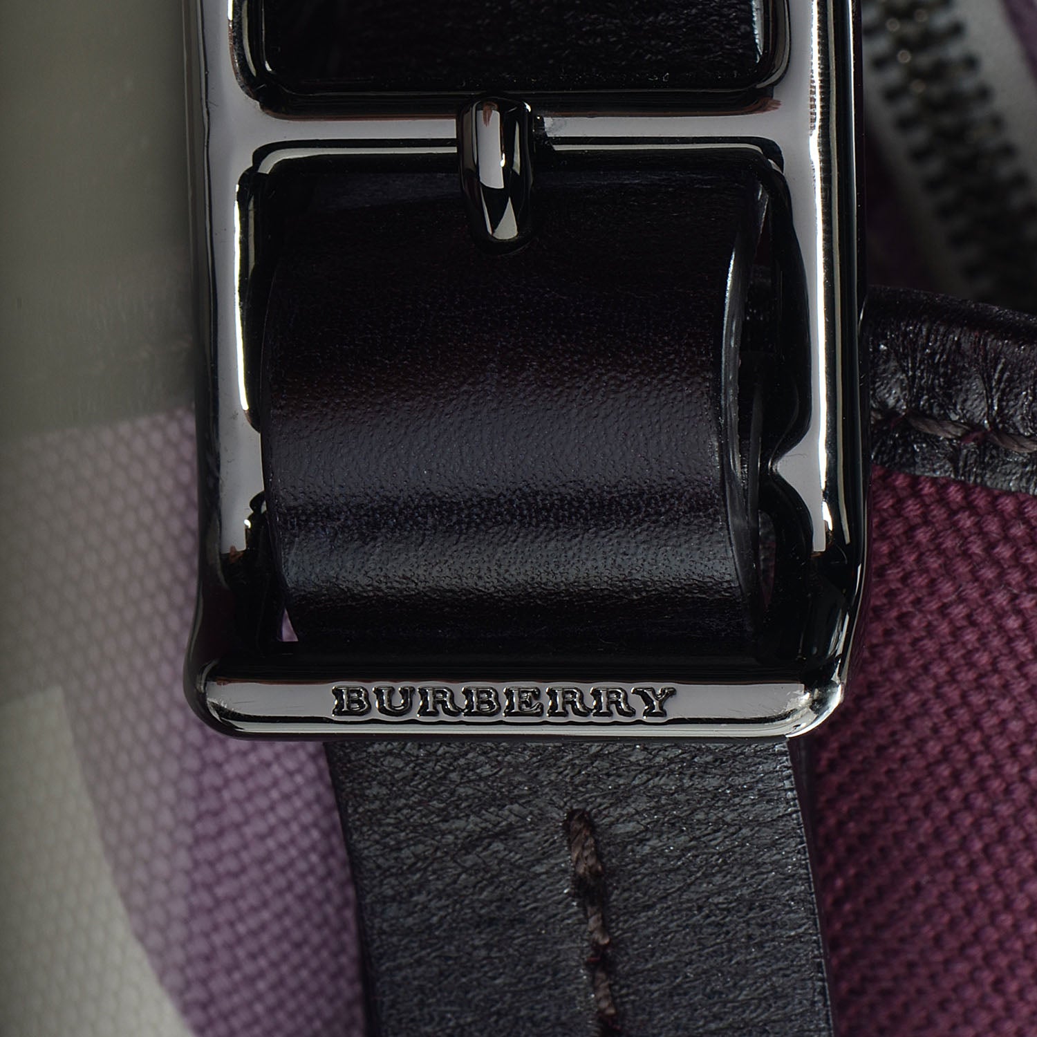 Burberry Canvas Check Print Tote 8 of 9