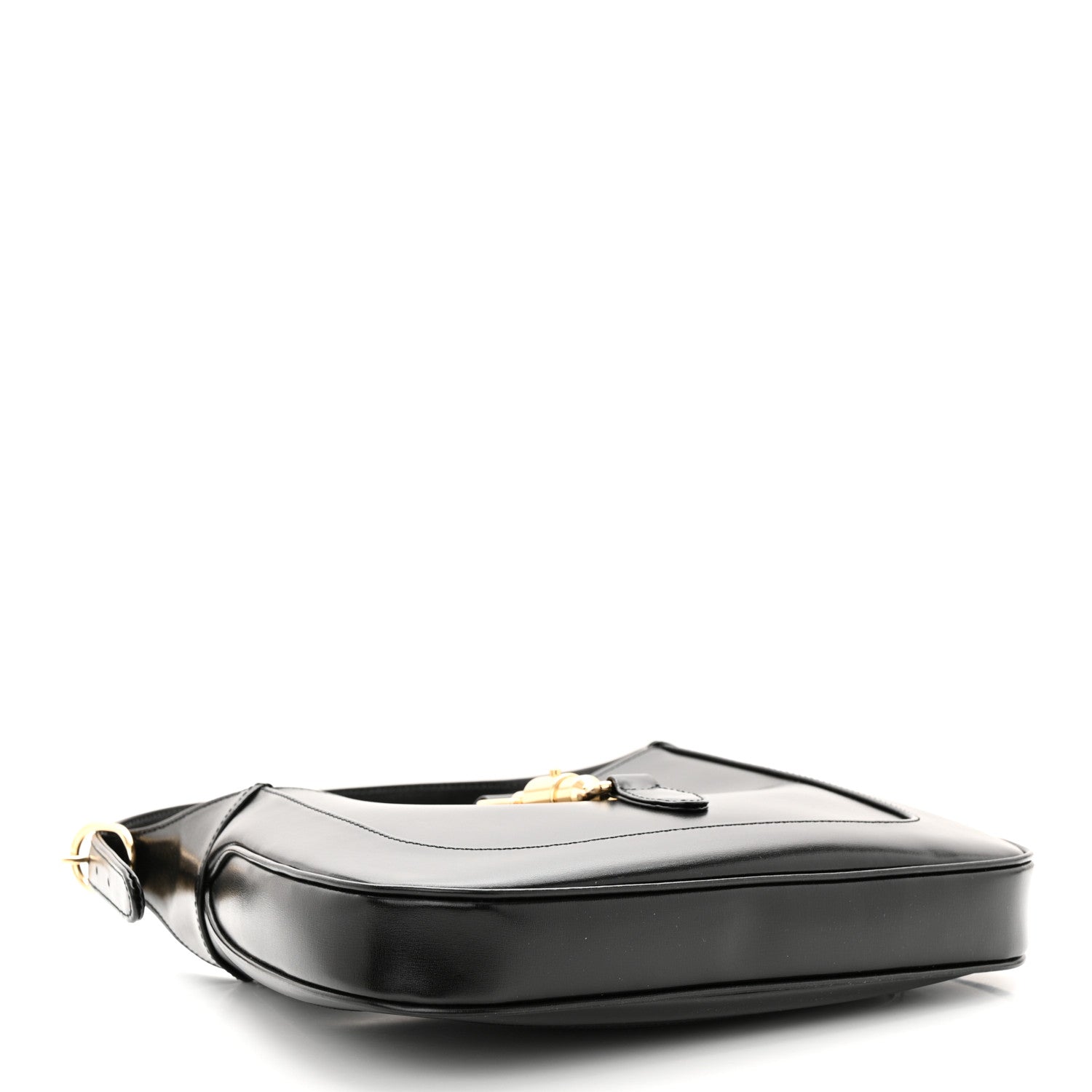 Gucci Boarded Dyana Lux Calfskin Small Jackie 1961 Hobo Black 4 of 10