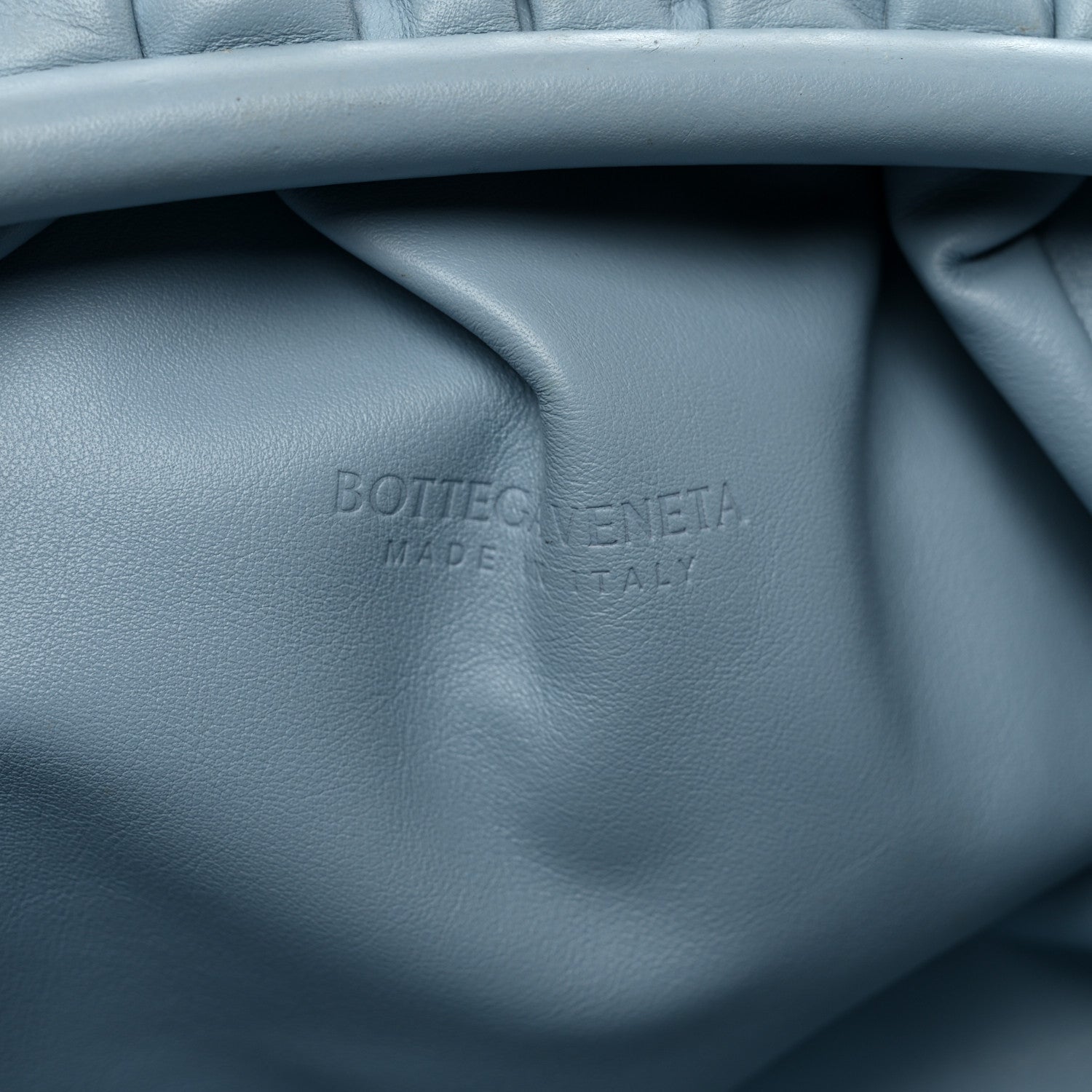 Bottega Veneta Smooth Butter Calf The Pouch Oversized Clutch Ice 6 of 9