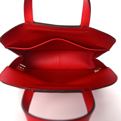 Hermes Evercolor Halzan 25 Rouge De Coeur 6 of 11
