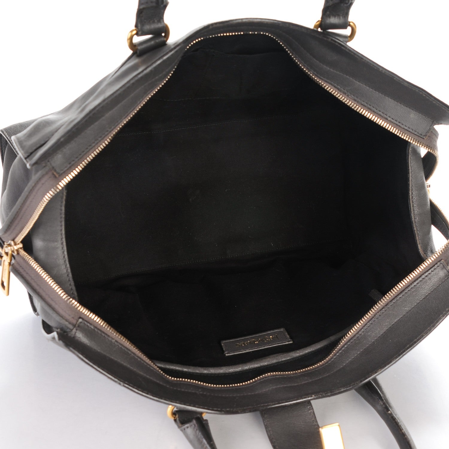 Saint Laurent Sheepskin Medium Cabas ChYc Grey 5 of 9