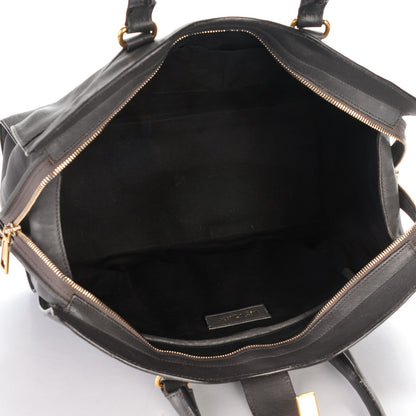 Saint Laurent Sheepskin Medium Cabas ChYc Grey 5 of 9