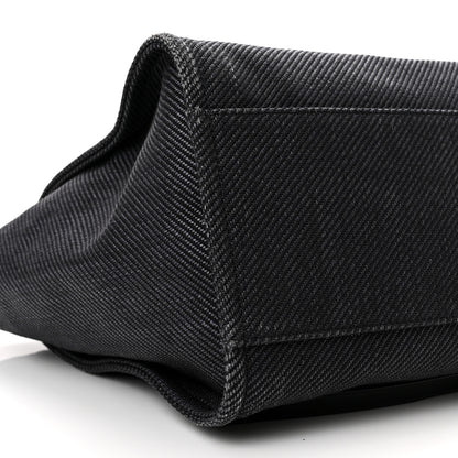 Chanel Canvas Medium Deauville Tote Black 8 of 10