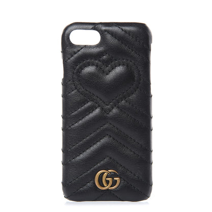 Gucci Calfskin Matelasse Marmont iPhone 7 Case Black 1 of 6
