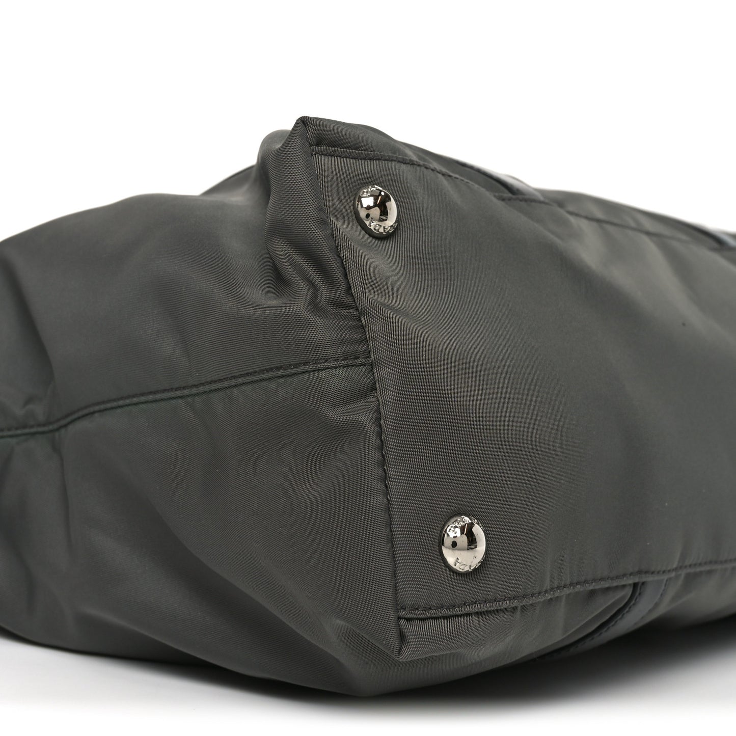Tessuto Nylon Pocket Tote Grey