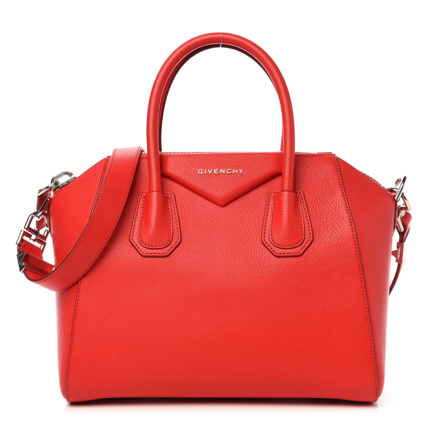 Givenchy Sugar Goatskin Small Antigona Red 1 of 11