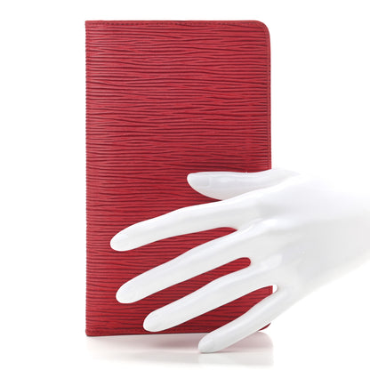 Louis Vuitton Epi Porte-Cartes Credit Yen Wallet Castillan Red 2 of 7