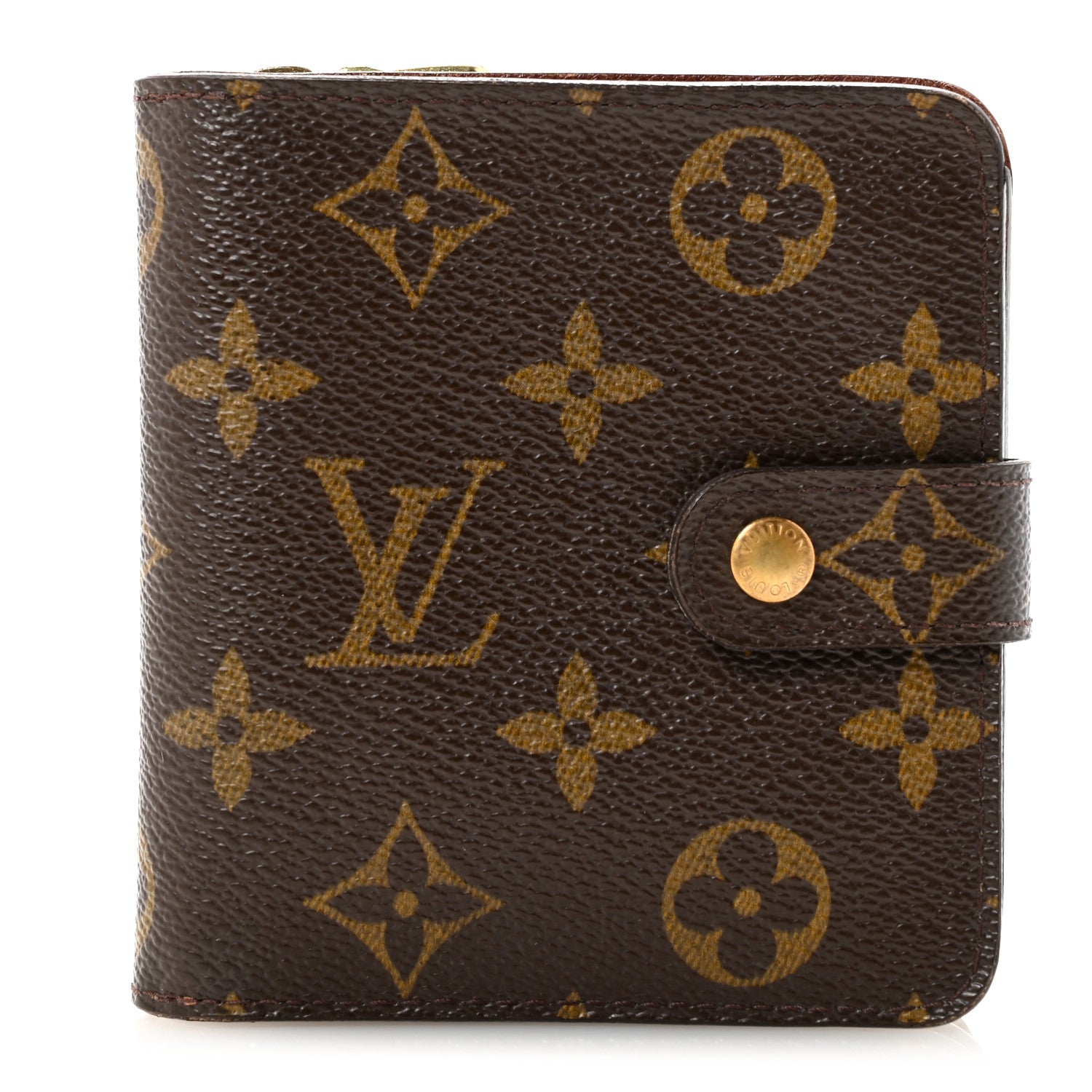 Louis Vuitton Monogram Compact Zippe Zipped Wallet 1 of 9