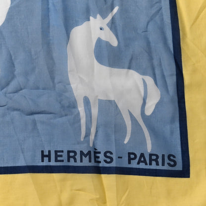 Hermes Cotton Unicorns Shawl 2 of 5