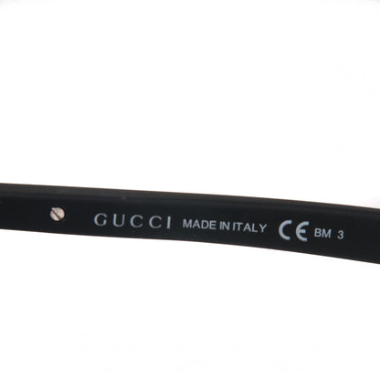 Gucci MIrrored Web Aviator Sunglasses 2266/S Black 5 of 5