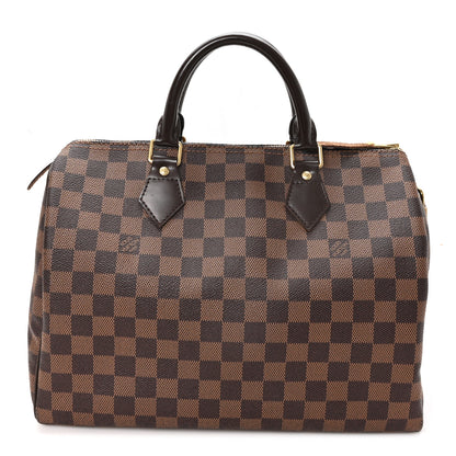 Louis Vuitton Damier Ebene Speedy 30 1 of 11