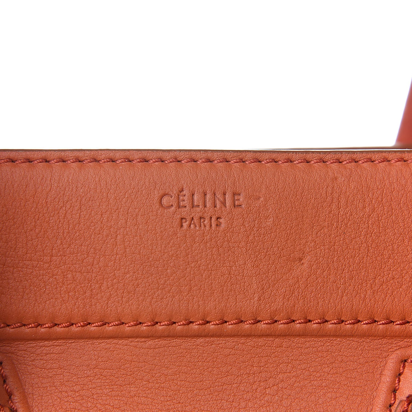 Supple Calfskin Medium Phantom Luggage Orange