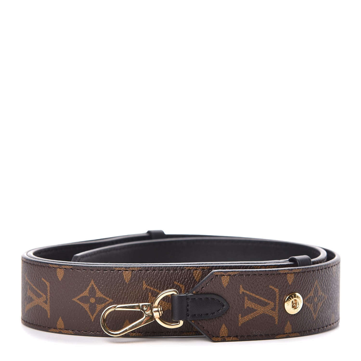 Louis Vuitton Monogram Adjustable Bandouliere Shoulder Strap Black 1 of 3