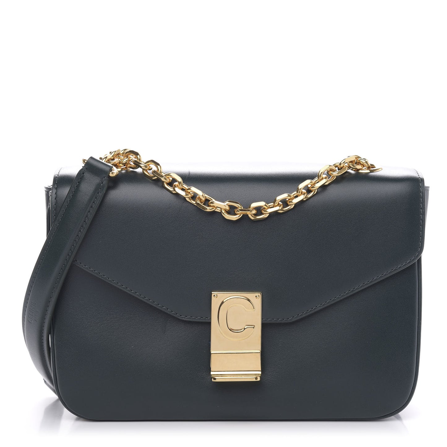 Shiny Calfskin Medium C Bag Amazone