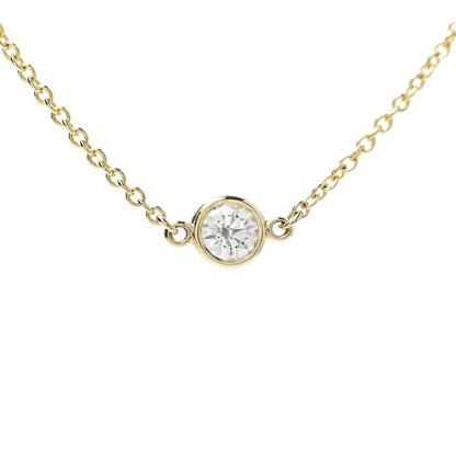 Tiffany 18K Yellow Gold Diamond .75ctw 5 Station Diamonds by the Yard Necklace 4 of 9