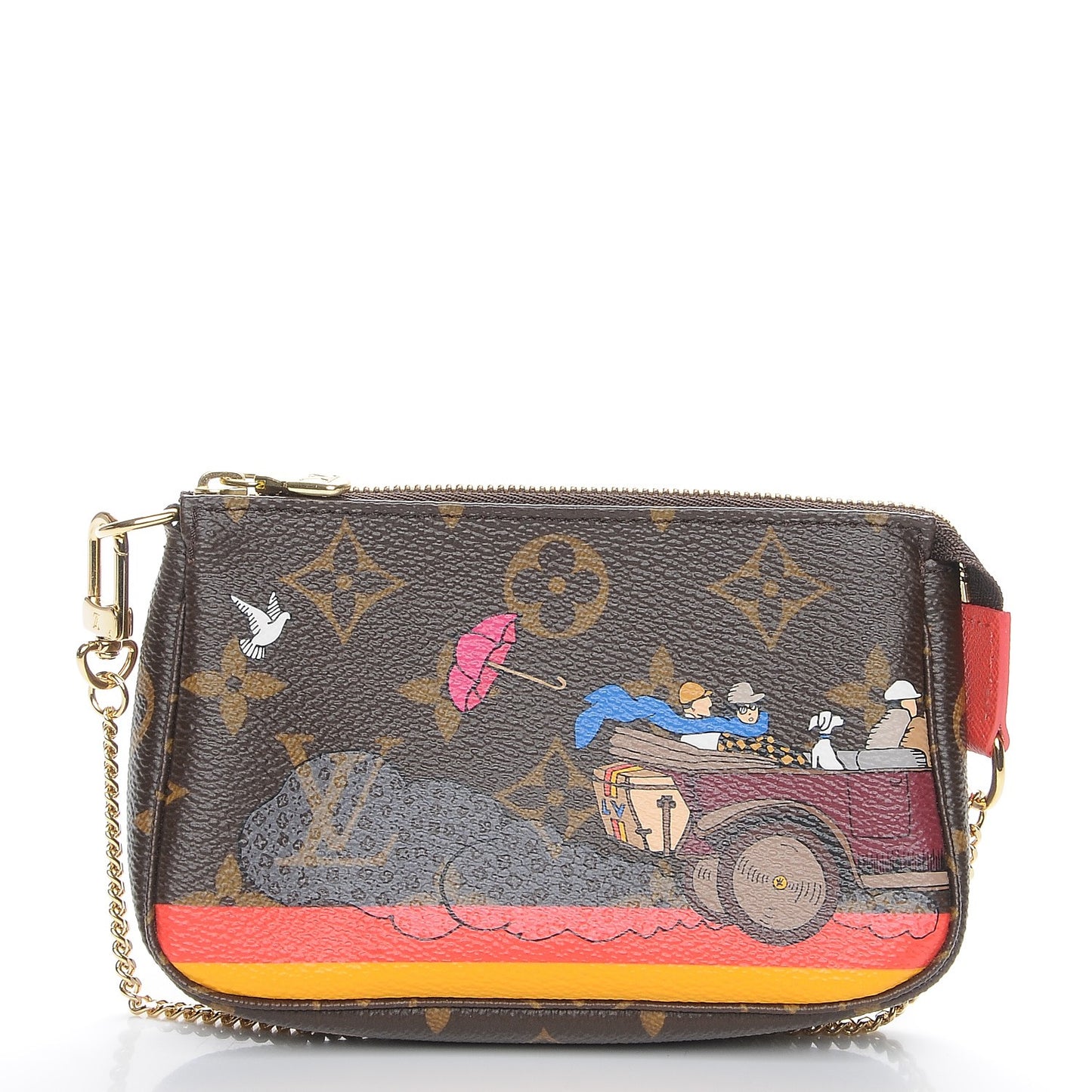Monogram 2015 Christmas Animation Mini Pochette Accessories